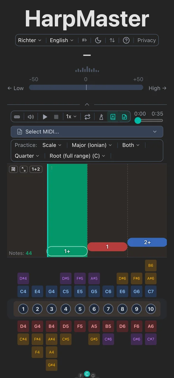 Practice Modes