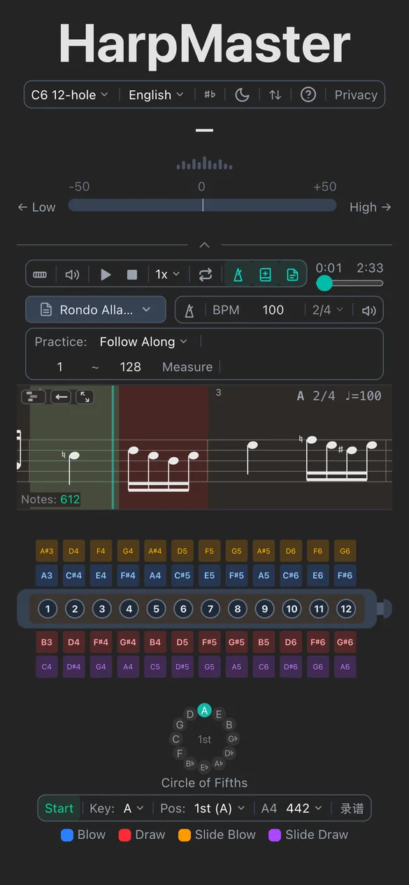 tuning.chromatic