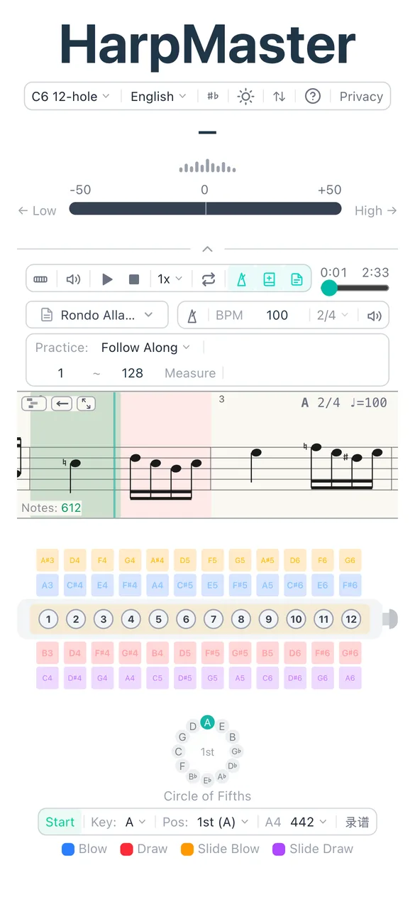 tuning.chromatic